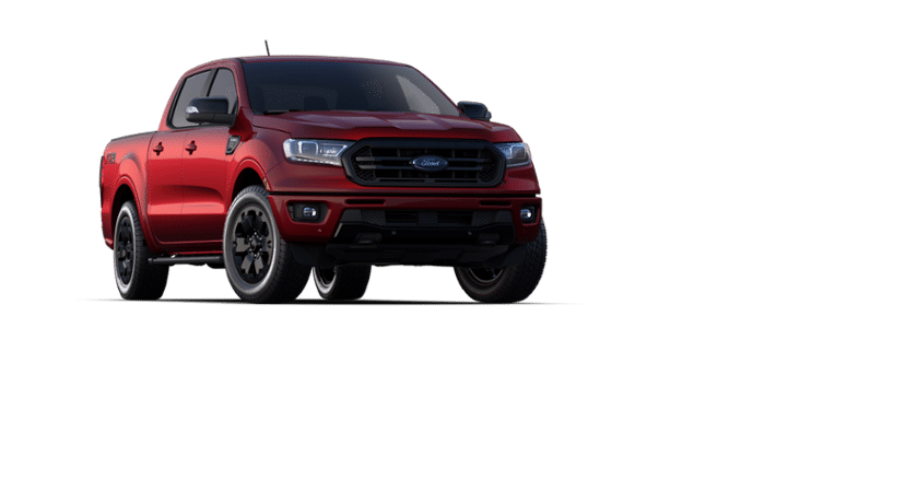 2020 Ford Ranger Lariat Rapid Red, 2.3L EcoBoost Engine with Auto Start